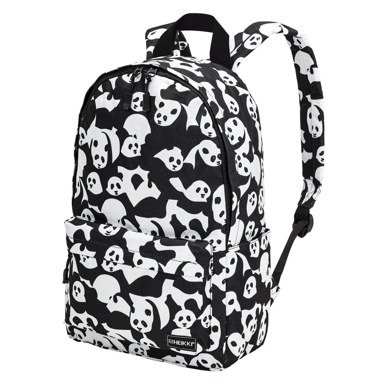 Рюкзак городской HEIKKI POSITIVE Панды 42х28х14см