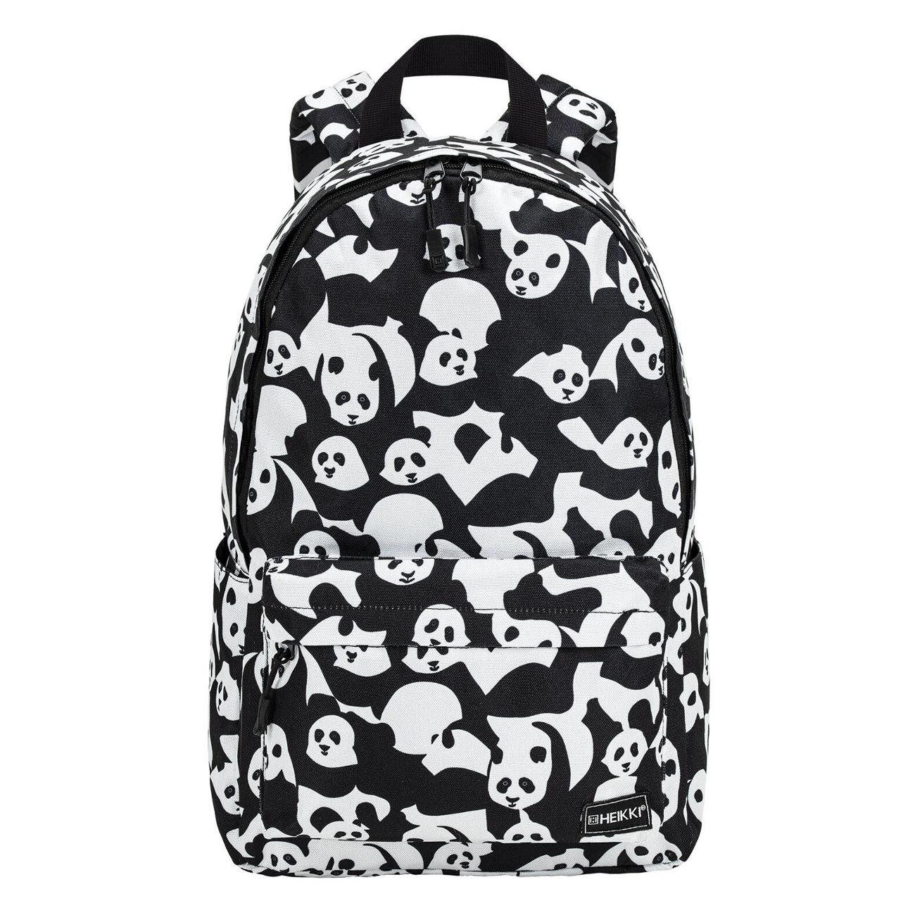 Рюкзак городской HEIKKI POSITIVE Панды 42х28х14см