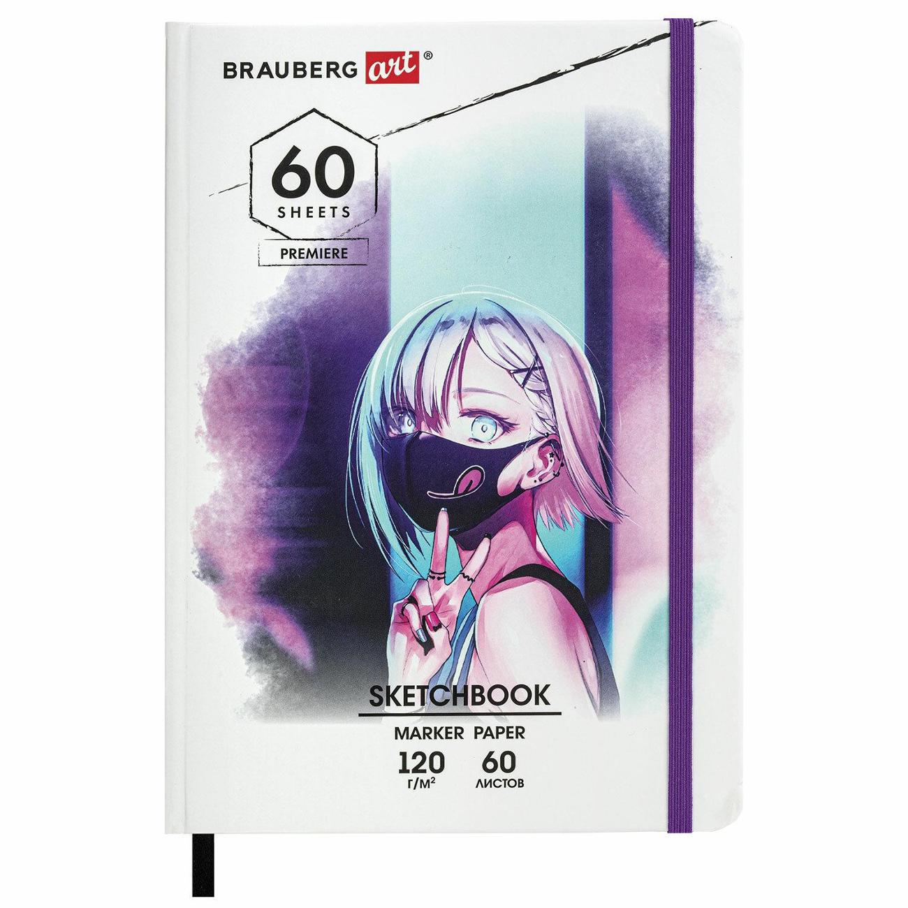 Блокнот А5 Brauberg 60л Аниме 115102