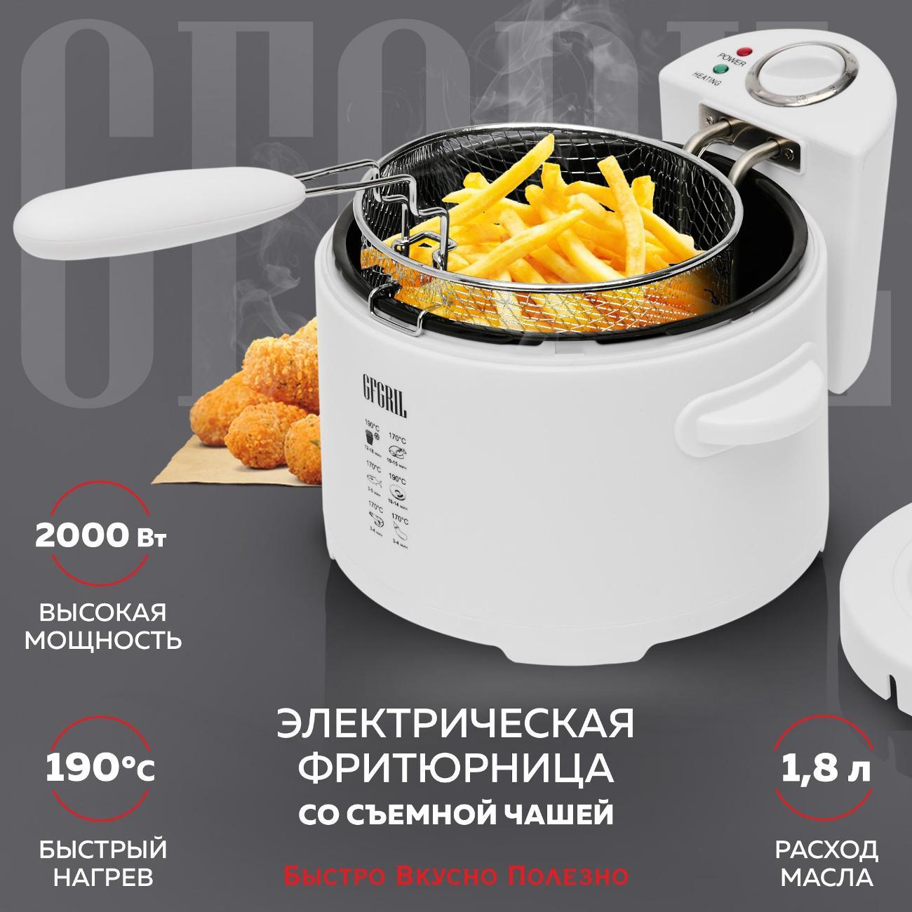 Фритюрница GFGRIL GFF-014 фото