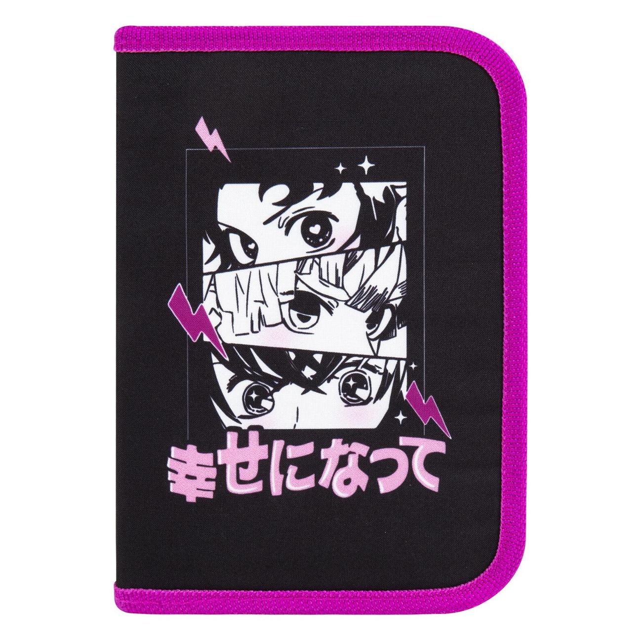 Пенал детский Brauberg 1 отд, 1 откидная планка, 24 предмета, 21х14 см,