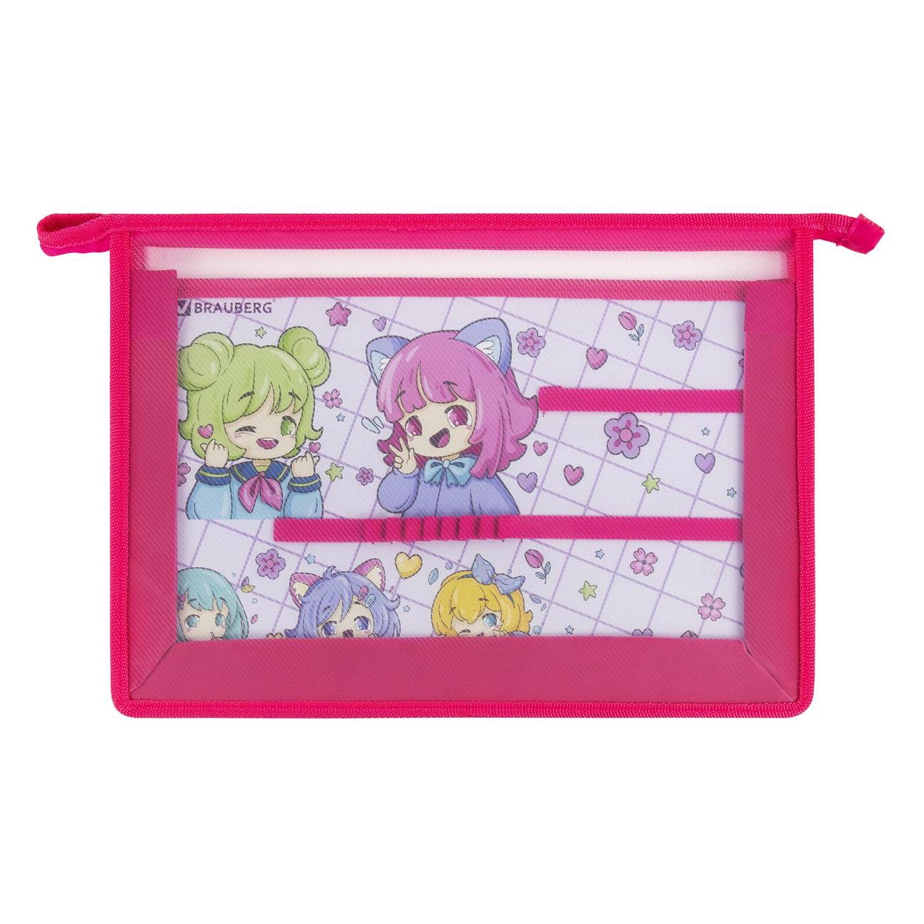 Папка для труда Brauberg А4, 2 отделения, органайзер 272214