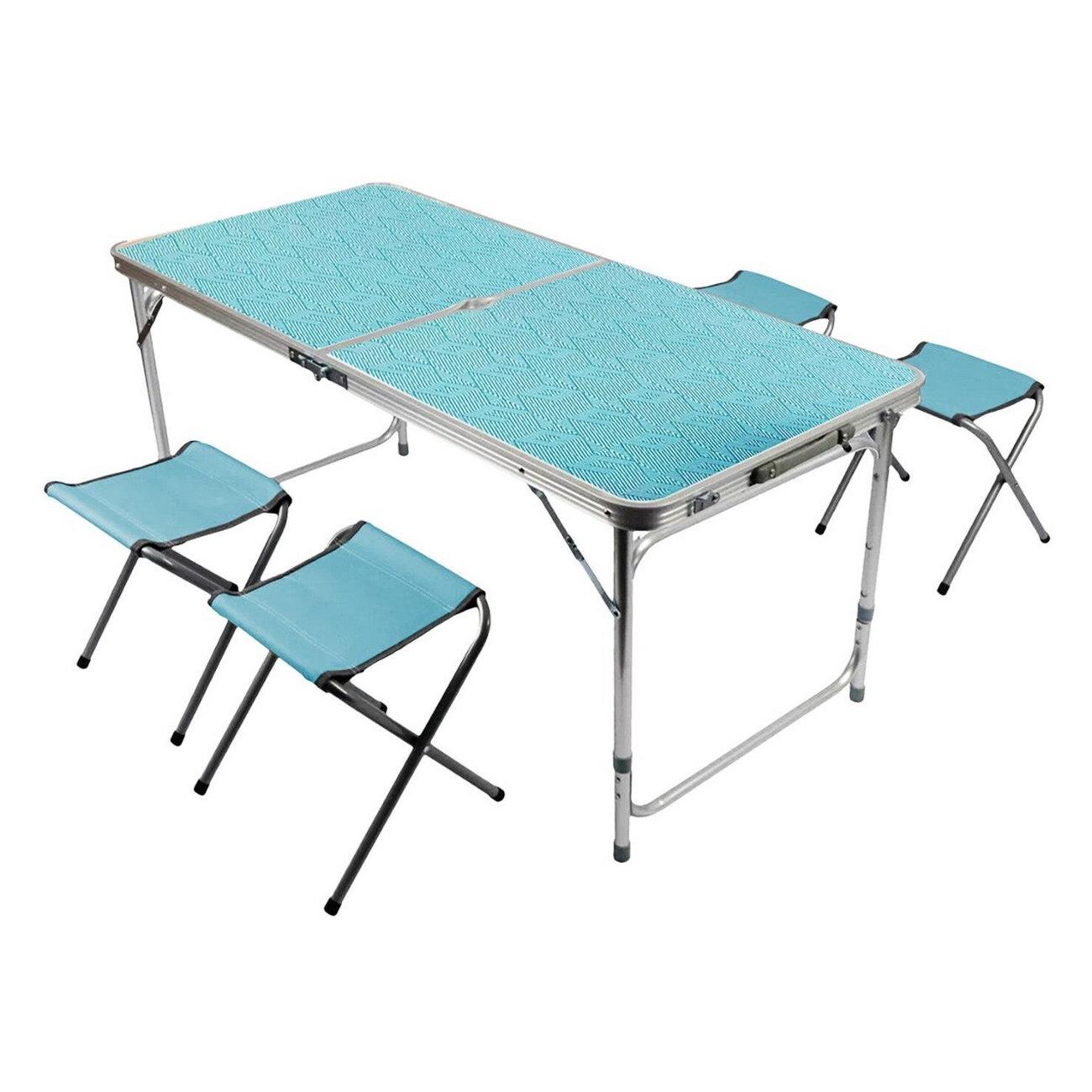 Набор складной мебели DASWERK 1 стол, 4 стула 680045