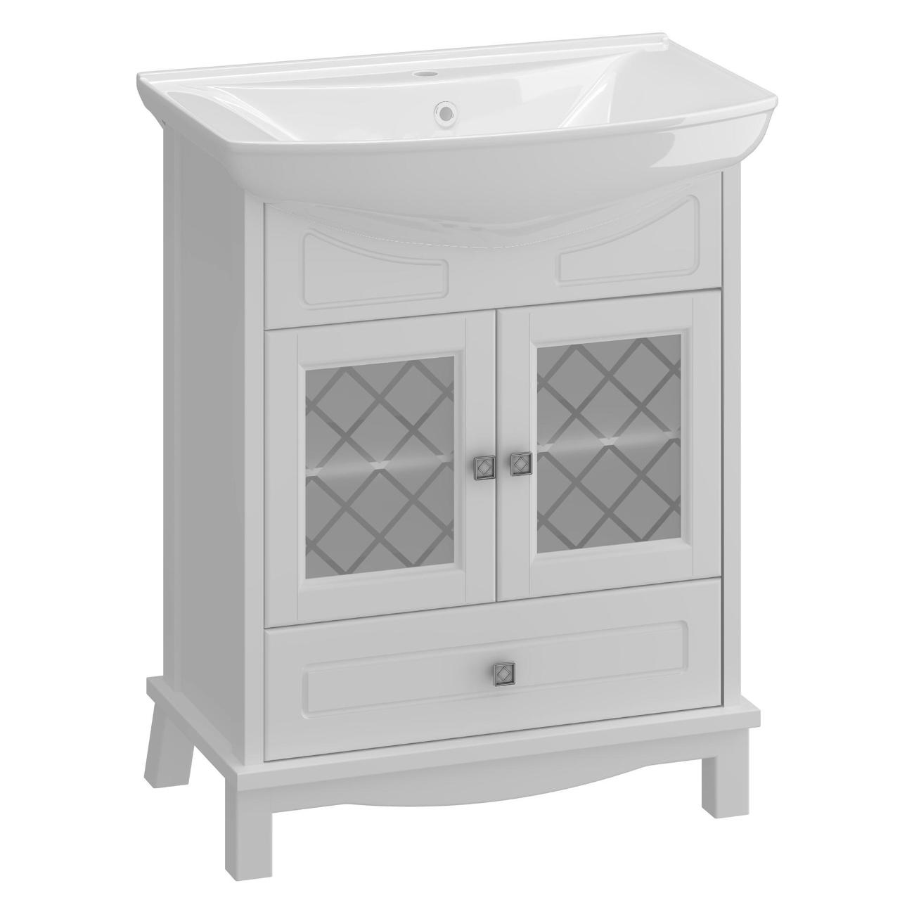 Тумба с раковиной OPADIRIS Омега OSOM165WM-K