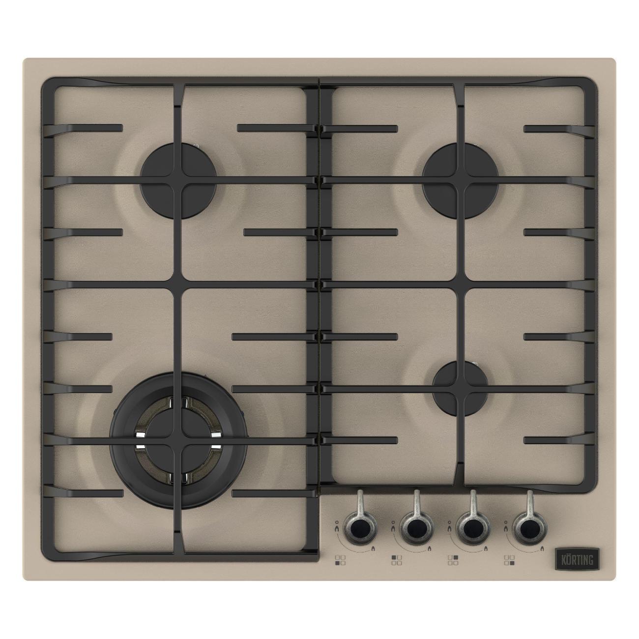 Встраиваемая газовая панель независимая Korting hg 674 ctsk