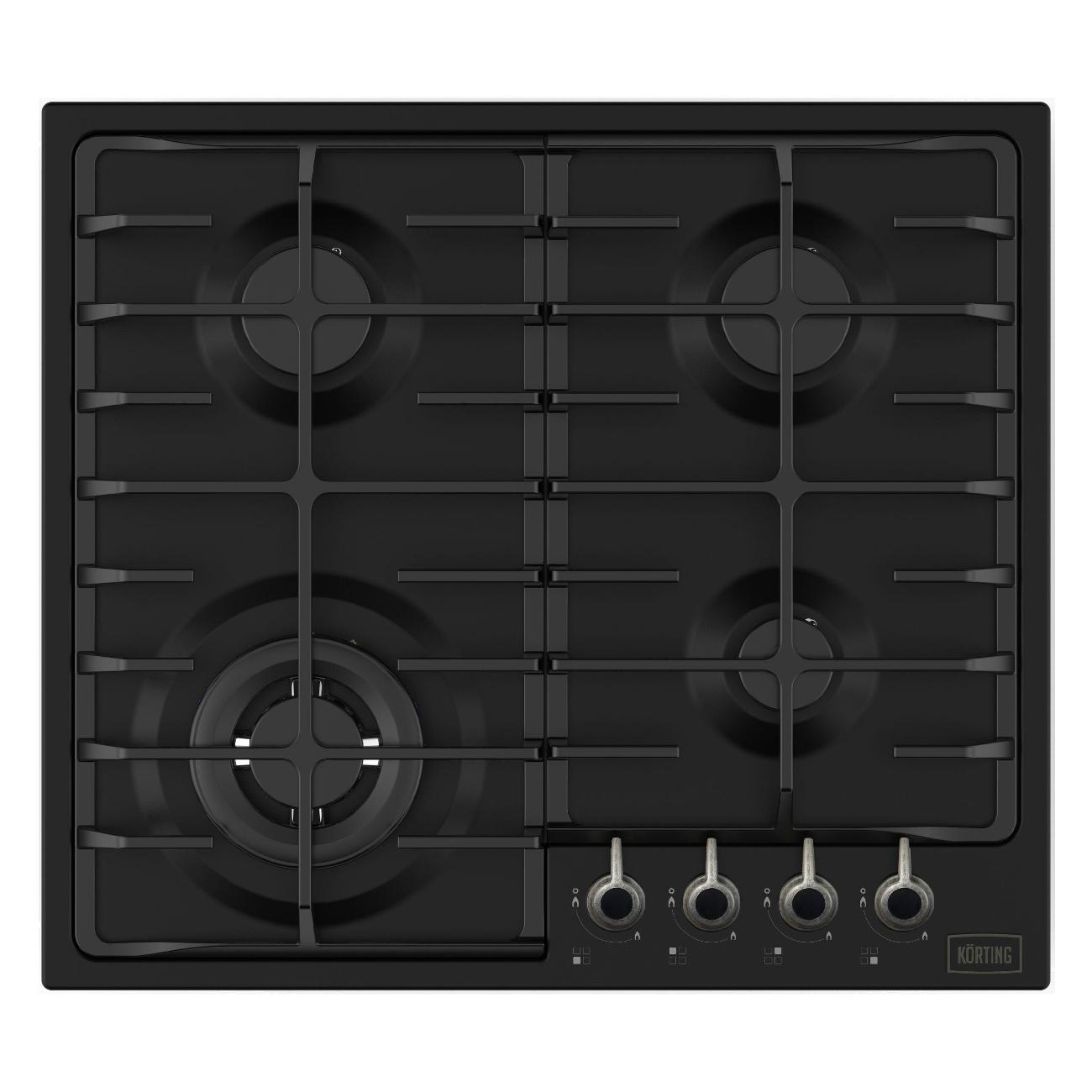 Встраиваемая газовая панель независимая Korting hg 674 ctsn