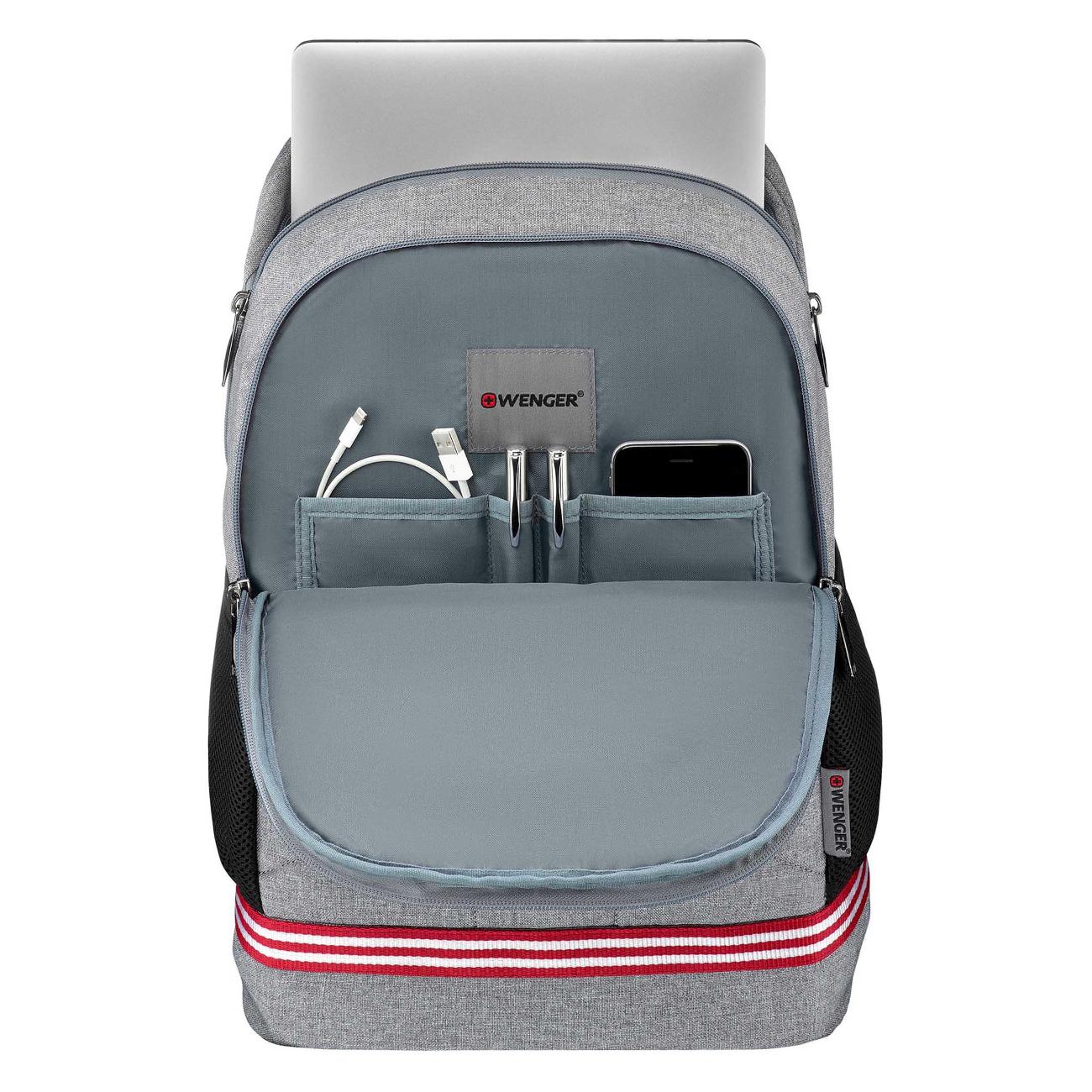 Рюкзак для ноутбука Wenger Quadma серый 611666