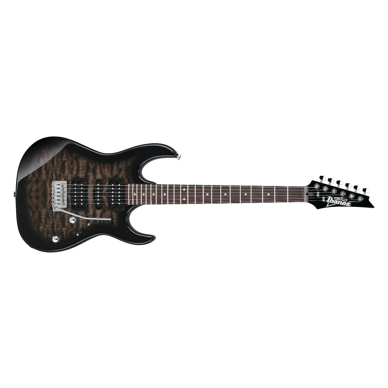 Электрогитара Ibanez GRX70QA Transparent Black Sunburst
