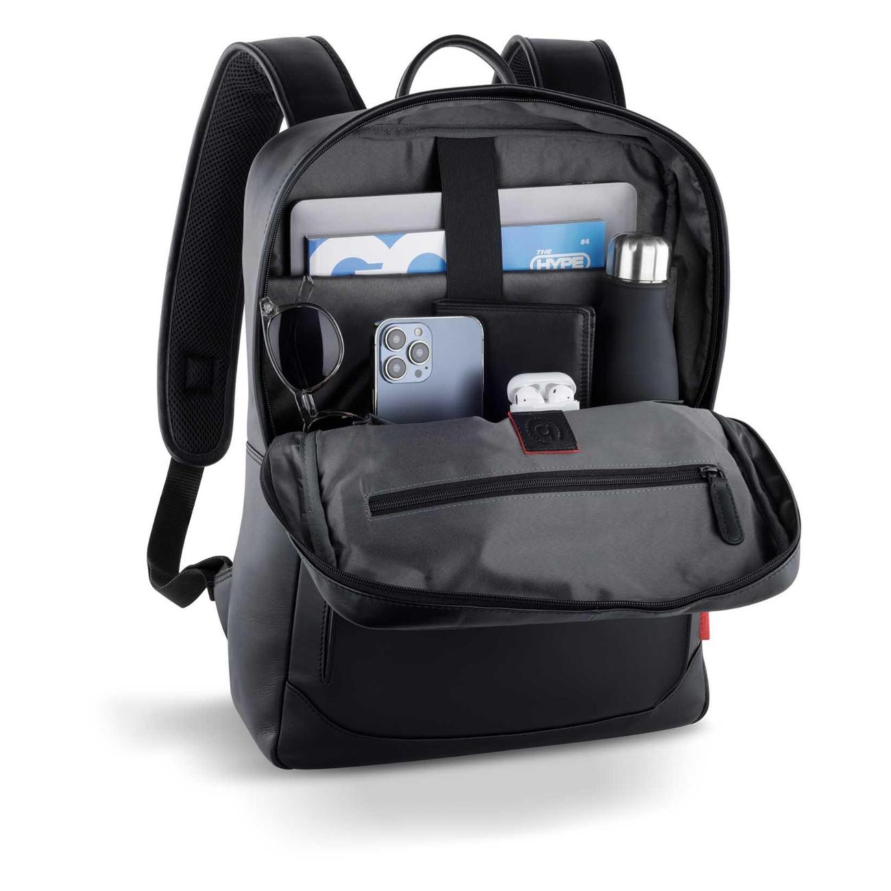 Рюкзак для ноутбука Bugatti Clark черный 49235401