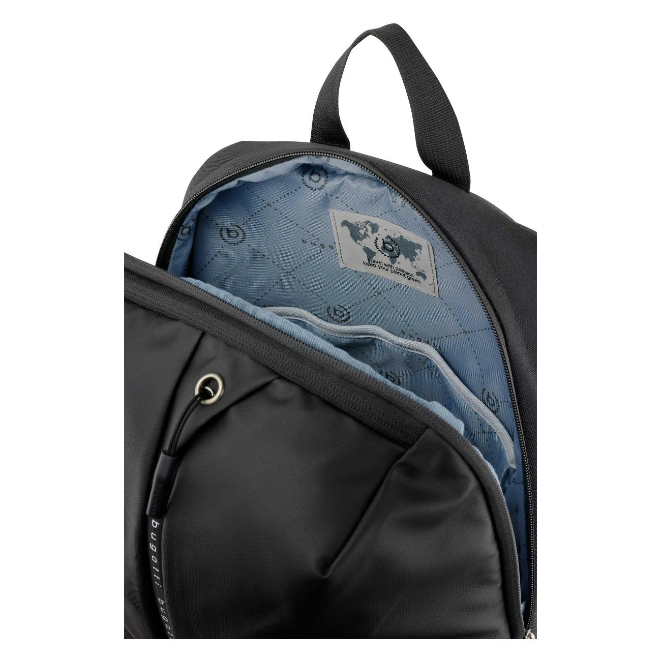 Рюкзак для ноутбука Bugatti Blanc Delight черный 49450201