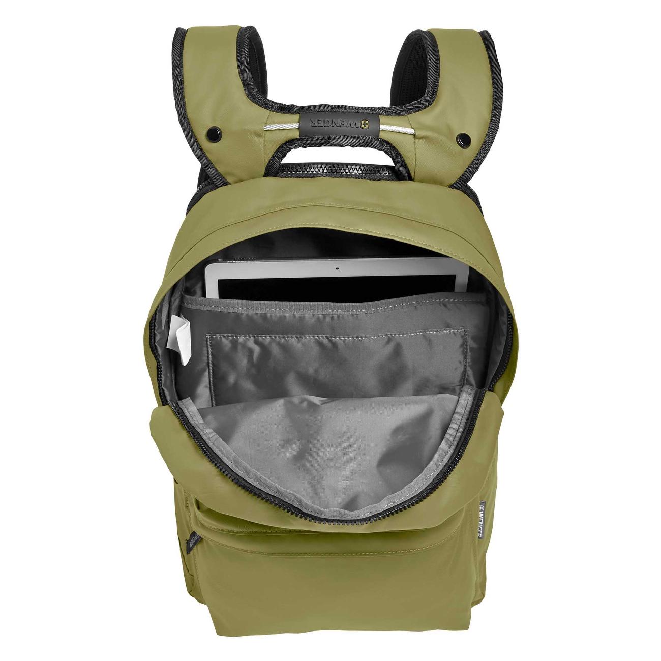 Рюкзак для ноутбука Wenger зеленый 605034