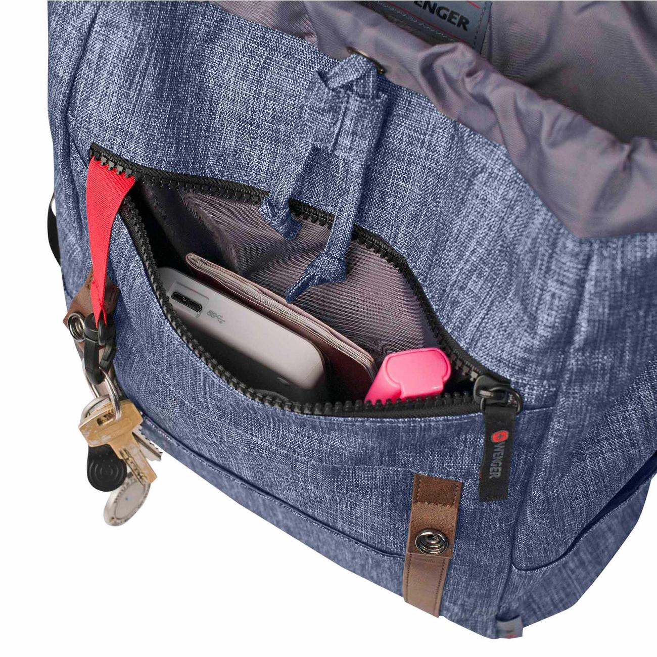 Рюкзак для ноутбука Wenger синий 605201