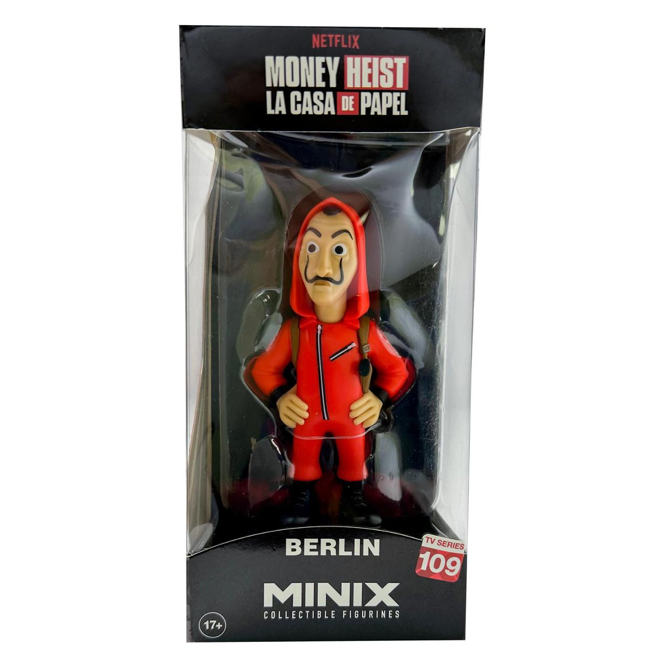 Фигурка коллекционная детская MINIX Money Heist Бумажный дом Берлин в маске 13845