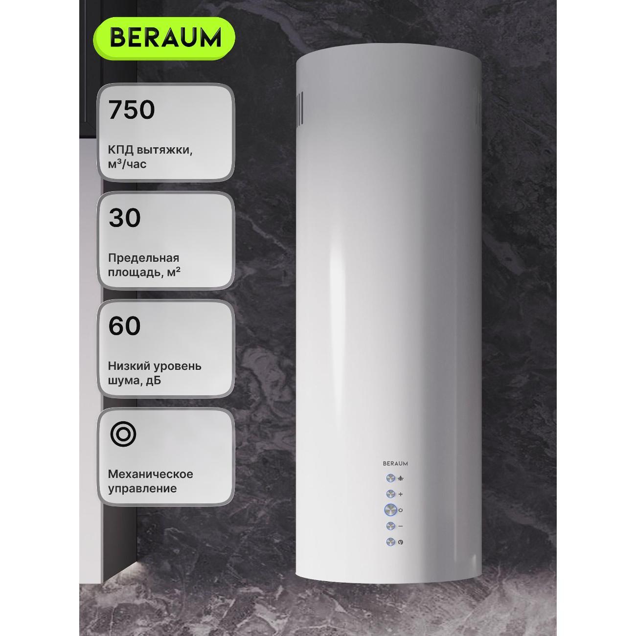 Вытяжка пристенная Beraum HK-3S001W фото