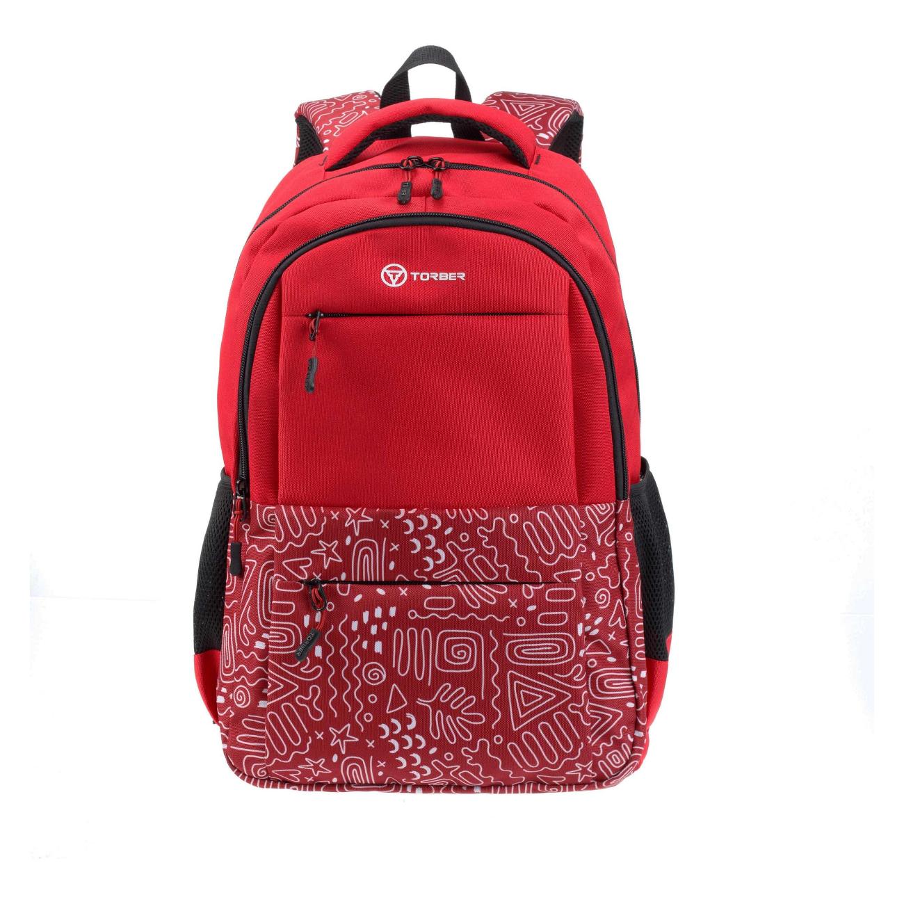 Рюкзак для ноутбука Torber CLASS X T2602-22-RED