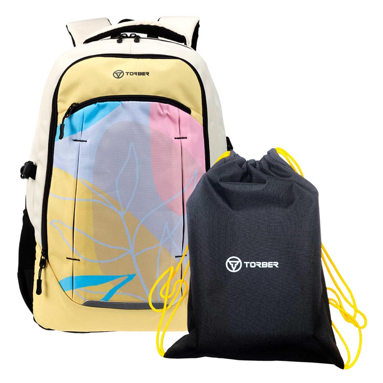Рюкзак для ноутбука Torber CLASS X T9355-22-YEL-M