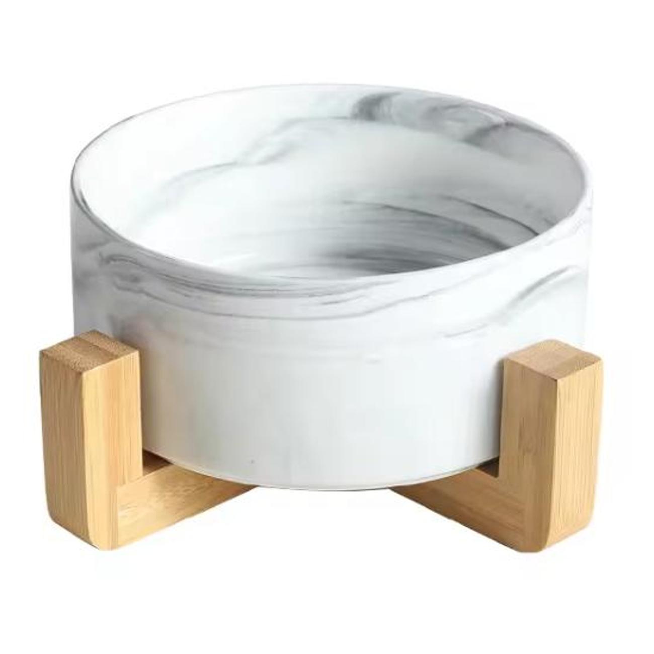 Миска для животных Zoowell Aura бело-серая