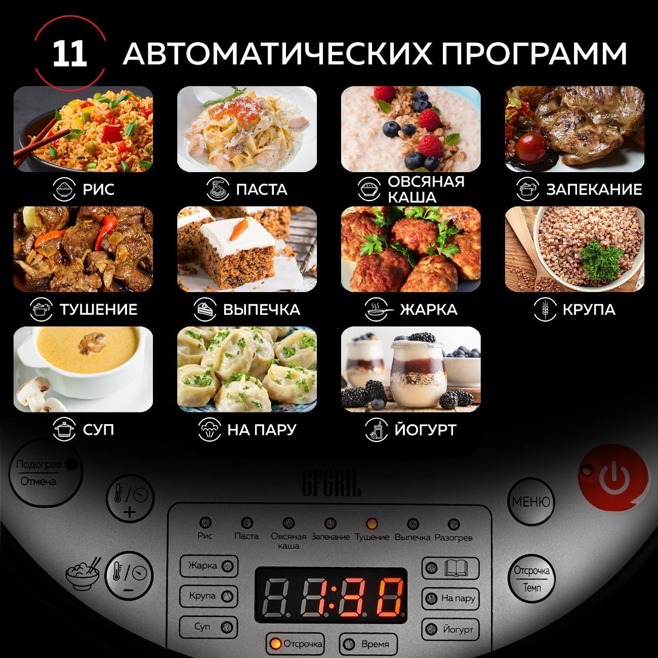 Мультиварка GFGRIL GFM-400 5 л