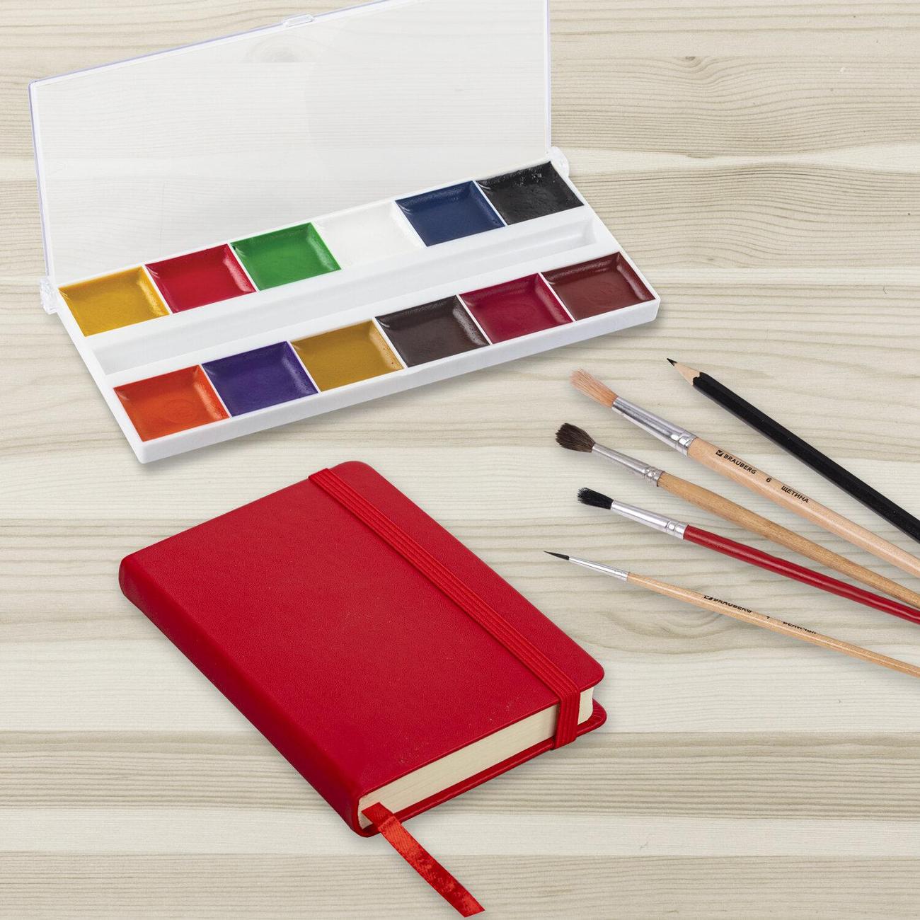 Ежедневник Brauberg ART_CL, красный, 113187