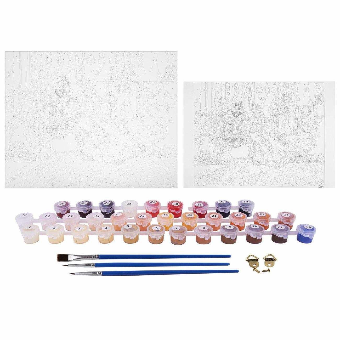 Картина по номерам Остров сокровищ 40х50см Принцесса Египта