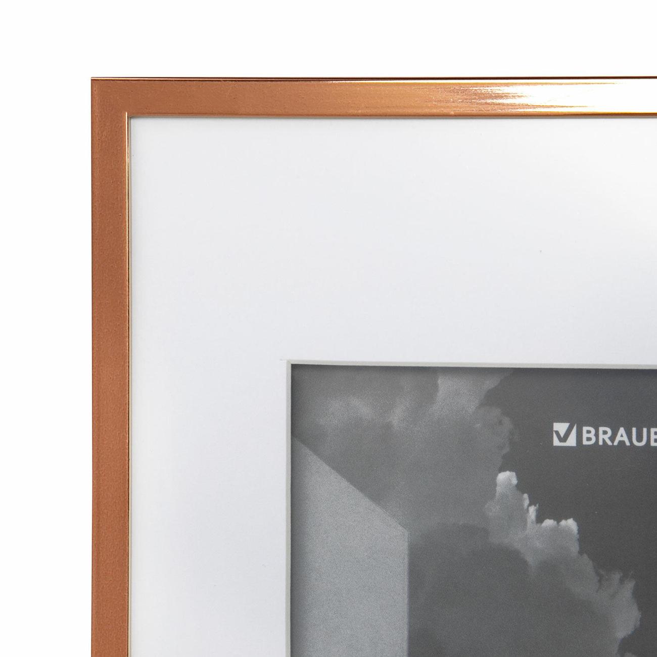 Фоторамка Brauberg 21х30см ПВХ Smart зол (391279)