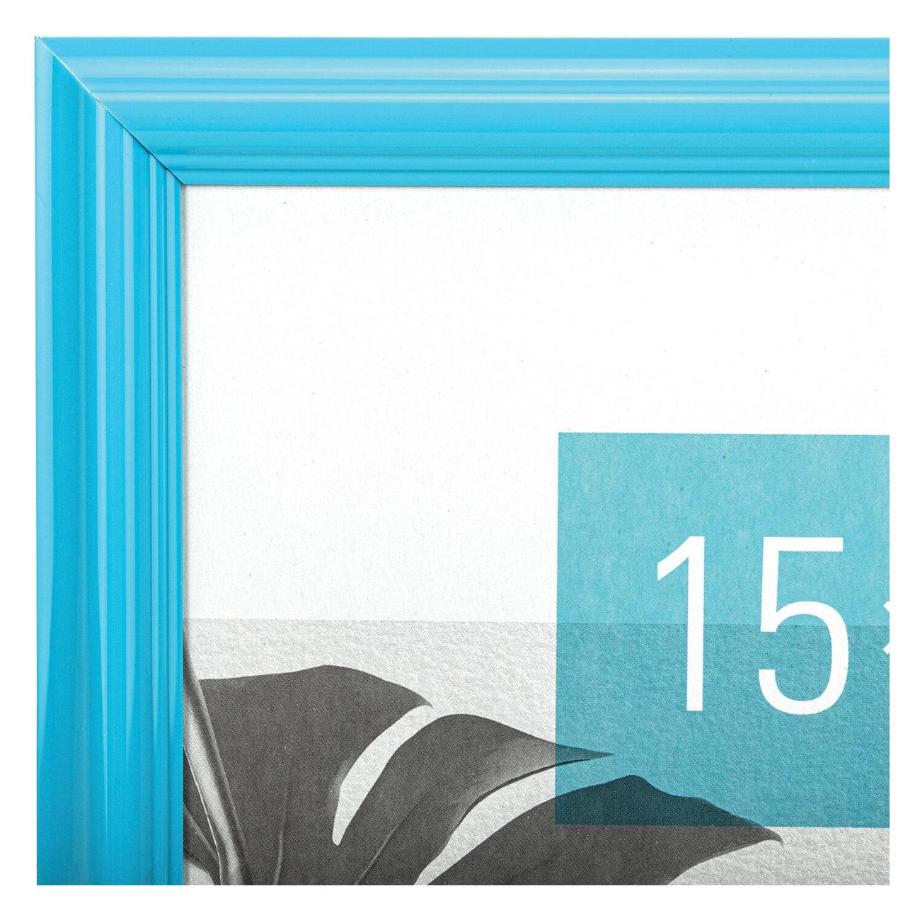 Фоторамка Brauberg 15х21см ПВХ Colorful голубая (391237)