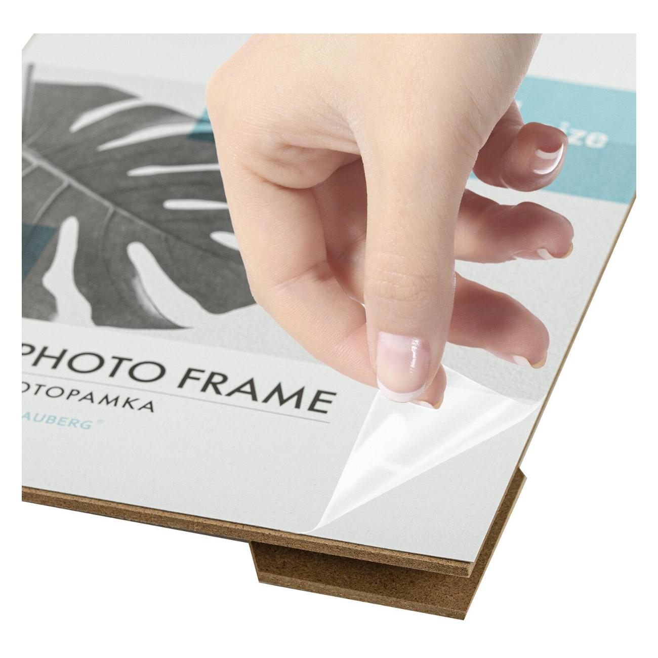 Фоторамка Brauberg 15х21см ПВХ Colorful голубая (391237)