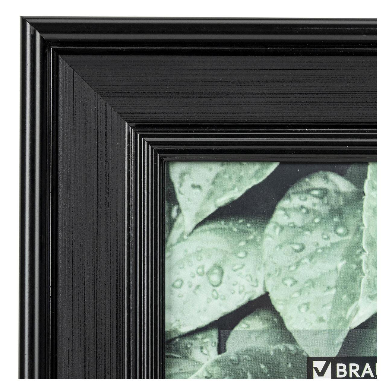 Фоторамка Brauberg 15х21см пластик Albert черная (391263)