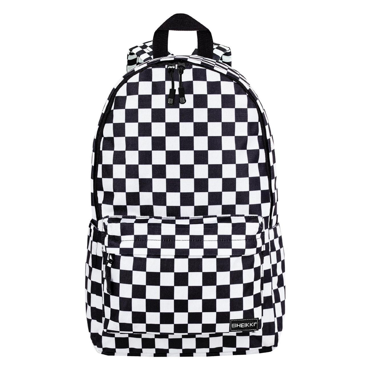 Рюкзак городской HEIKKI POSITIVE Ч/б клетка