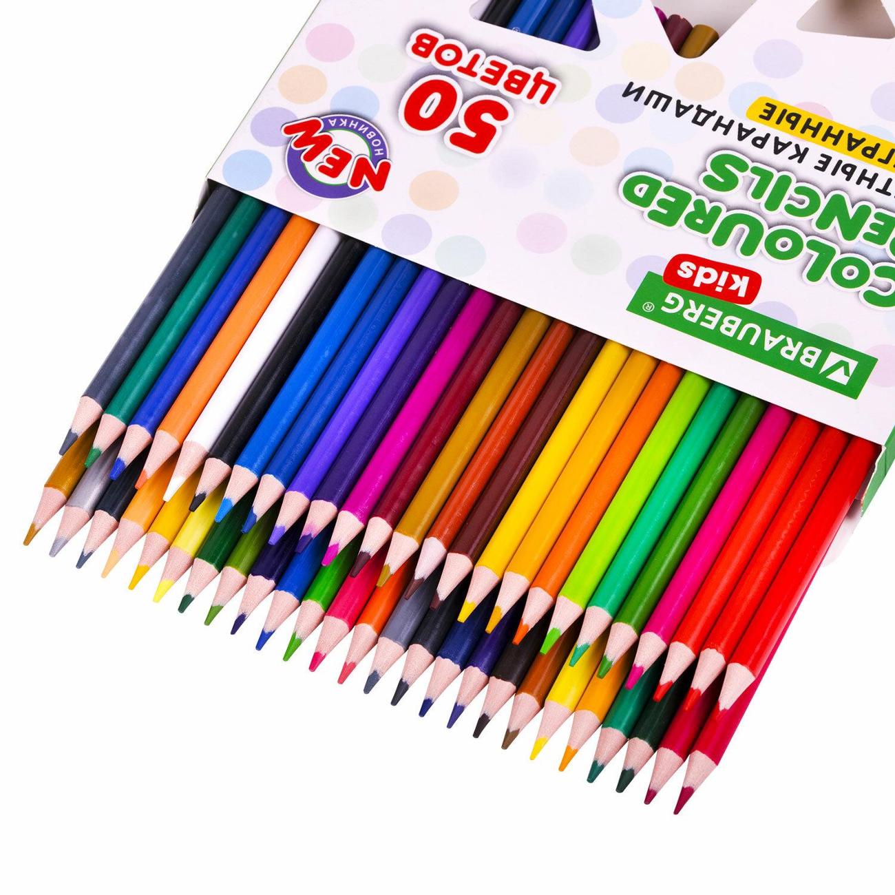 Карандаш цветной Brauberg 182004