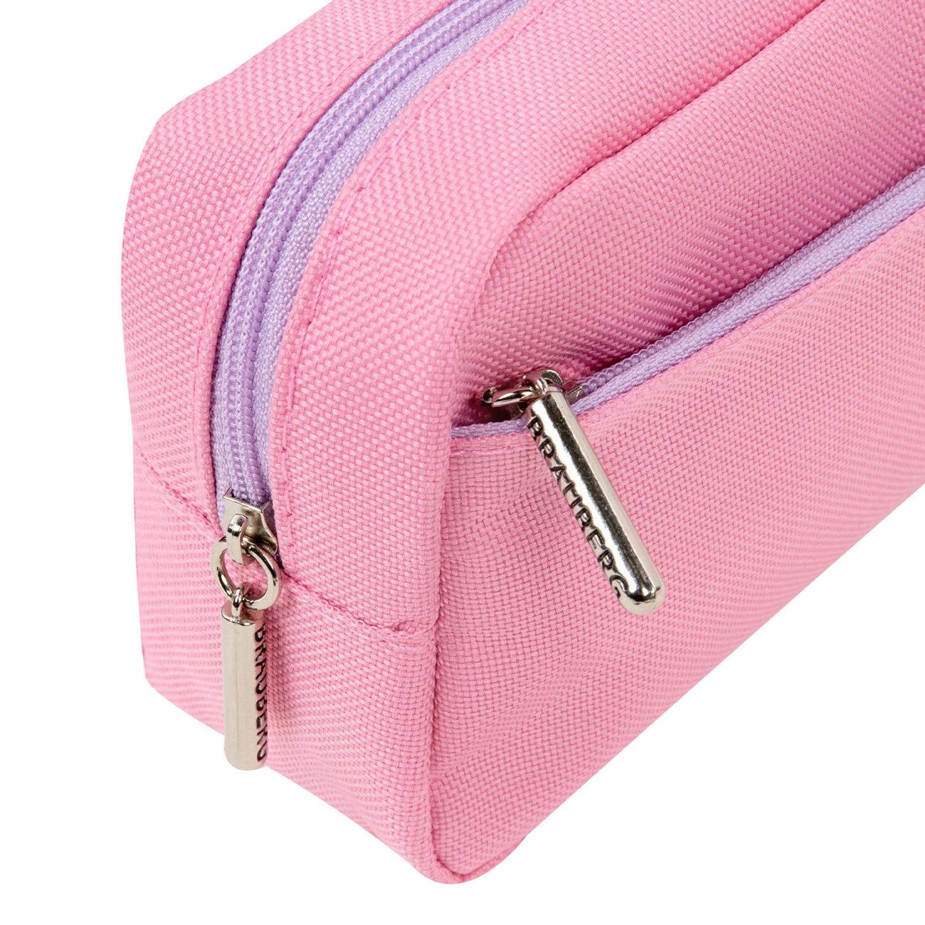 Пенал детский Brauberg PASTEL Розовый 21х9см (272276)