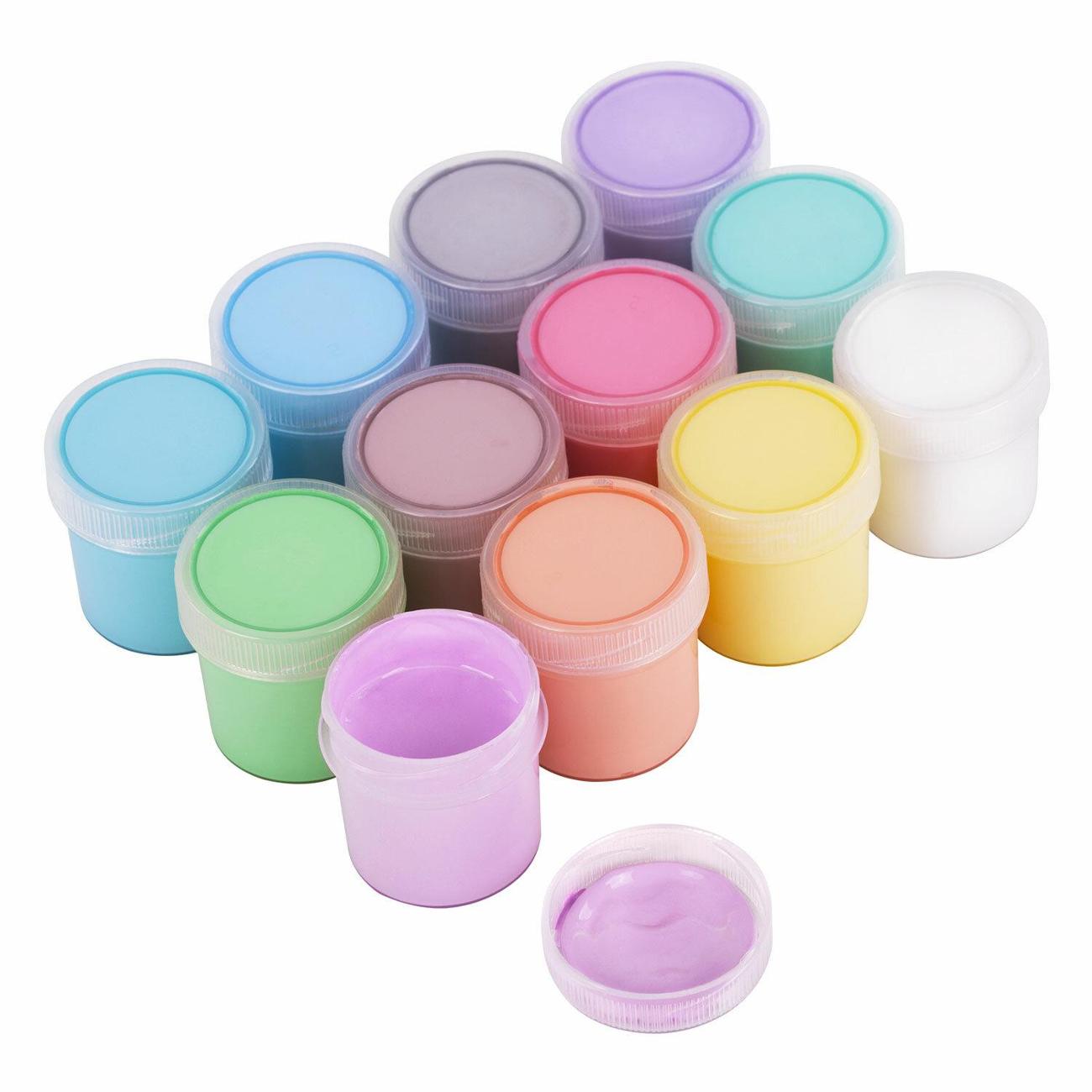 Краски акриловые Brauberg HOBBY 12цв по 20мл пастель 192440