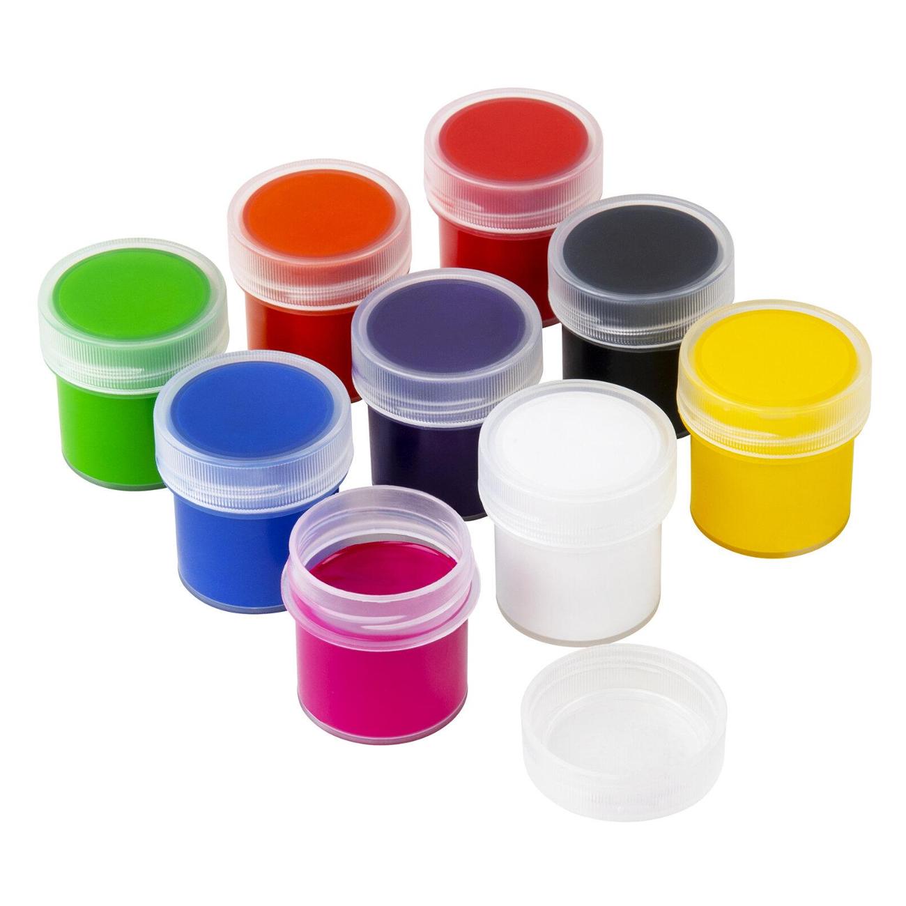 Краски акриловые Brauberg HOBBY 9цв по 10мл 192442