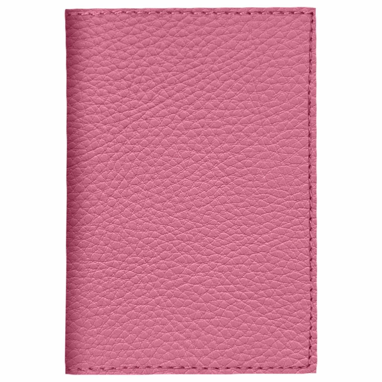 Обложка для документов Brauberg флоттер, кожаный уголок, пудрово-розовая, 238861