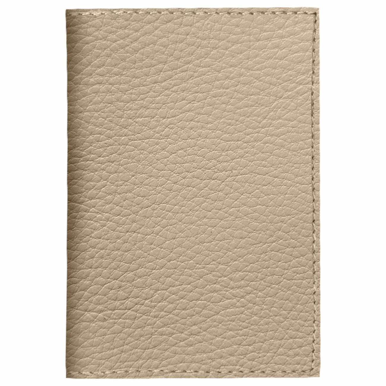 Обложка для документов Brauberg флоттер, кожаный уголок, бежевая, 238863