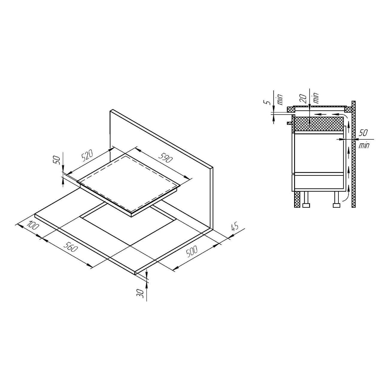 Встраиваемая индукционная панель независимая Kuppersberg ICS 614