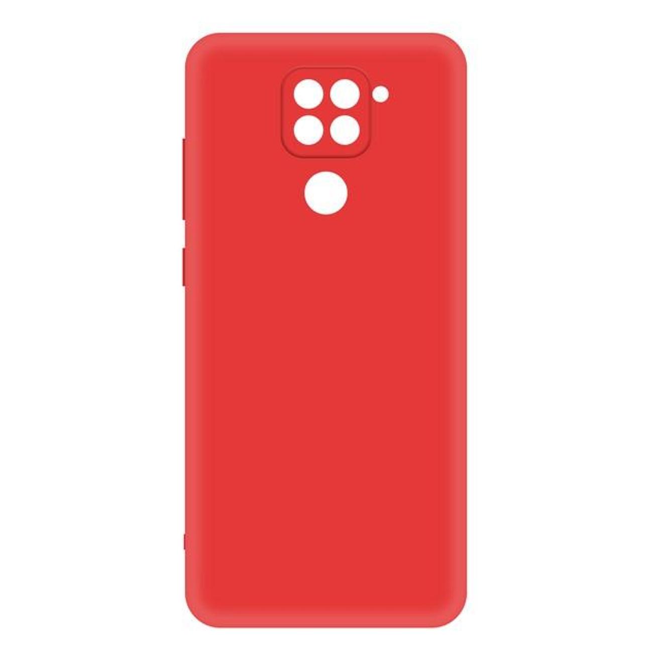 Чехол Krutoff для Xiaomi Redmi Note 9, красный