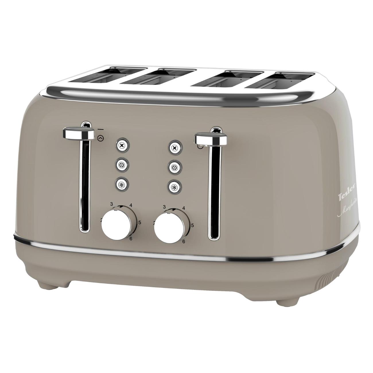 Тостер Tesler TT-455 Sand Grey фото