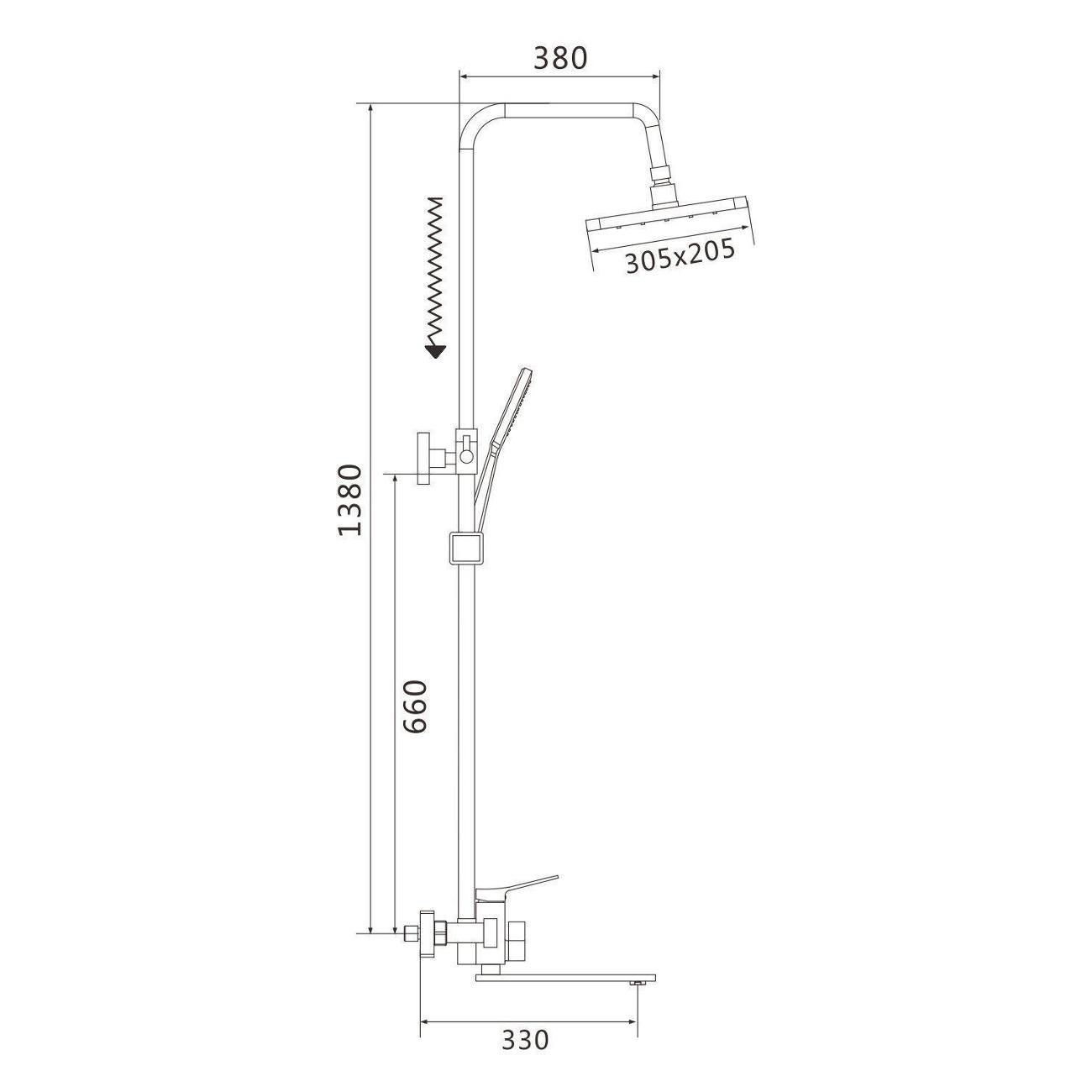 Смеситель для кухонной мойки Shevanik S6136