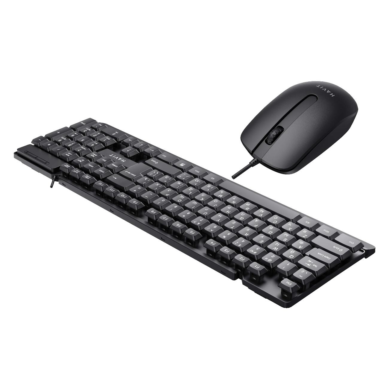 Комплект клавиатура+мышь Havit KB272CM Black