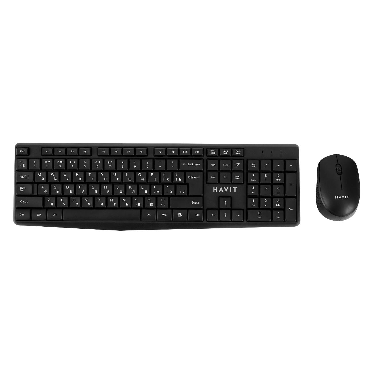 Комплект клавиатура+мышь Havit KB206GCM Black