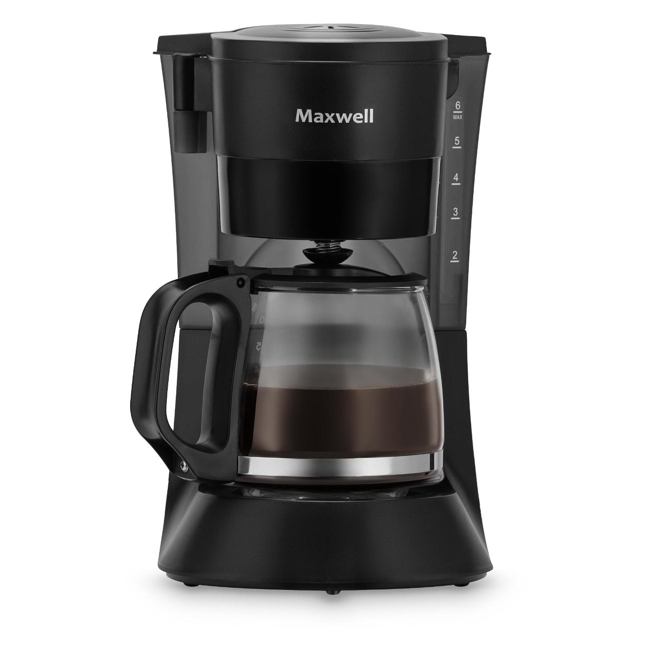 Кофеварка капельного типа Maxwell MW-1650 BK