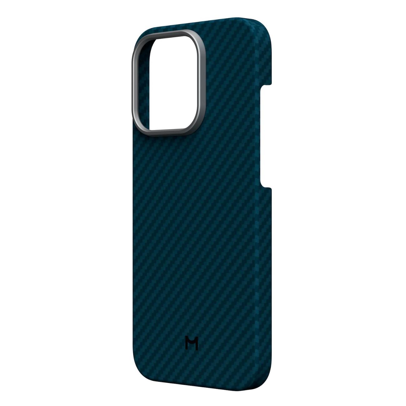 Чехол Magssory Aramid Case for 15 Pro голубой