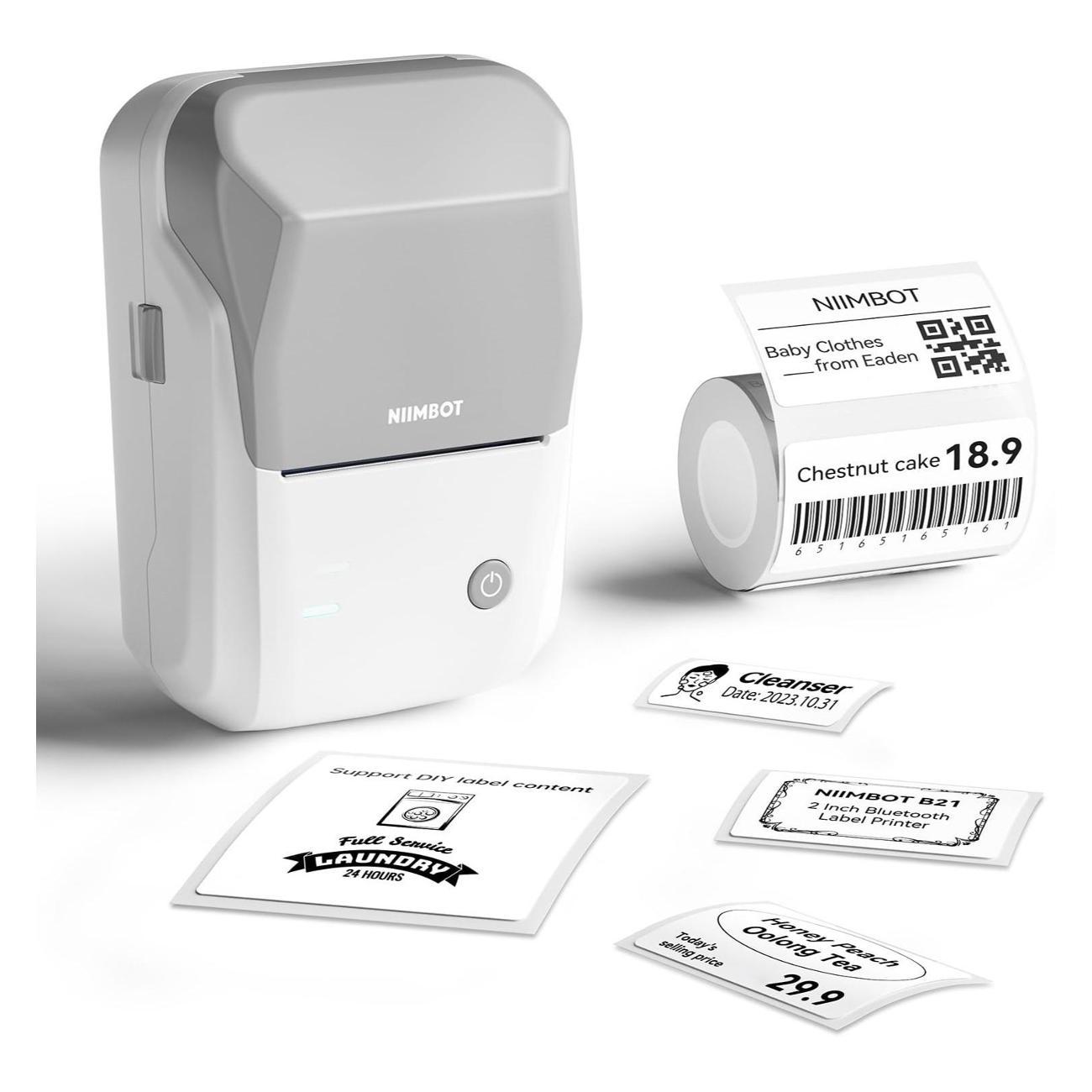 Принтер этикеток NIIMBOT B1 светло-серый