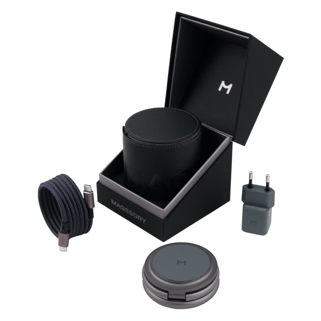 Беспроводное зарядное устройство Magssory Disc Signature Edition for Samsung Midnight