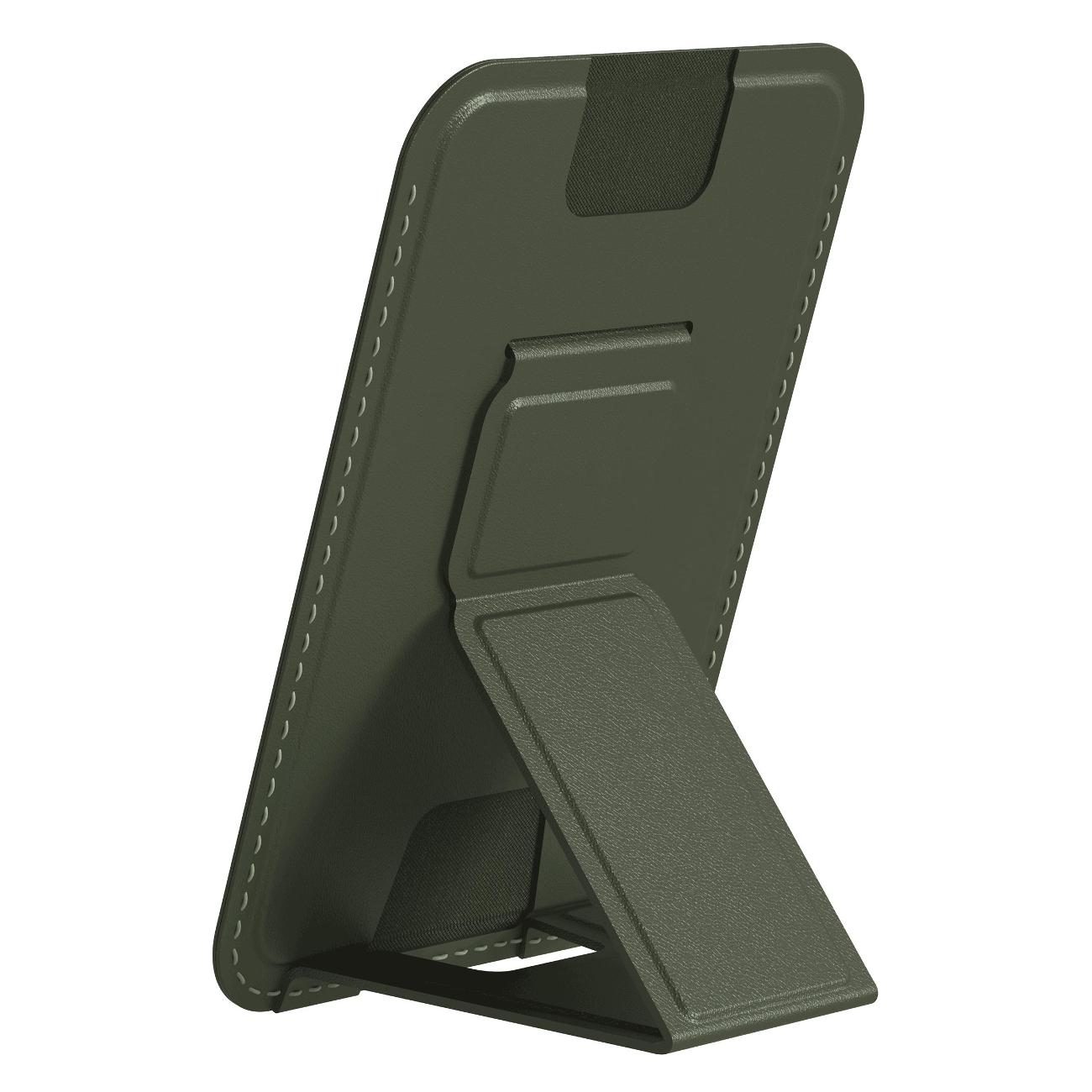 Кардхолдер для смартфона Magssory Duo Magnetic Kickstand Wallet Magsafe хаки