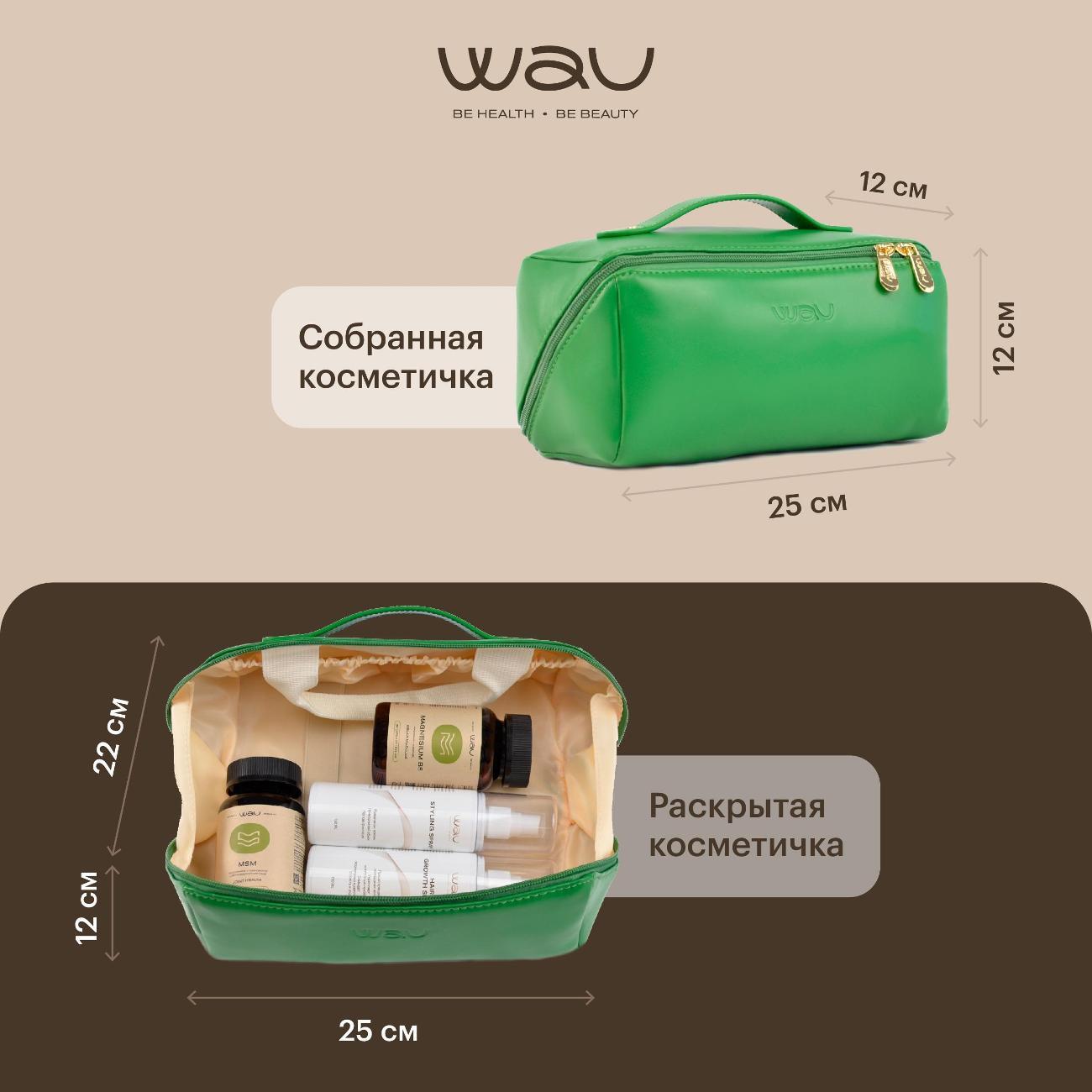 Косметичка WAU RENGA green