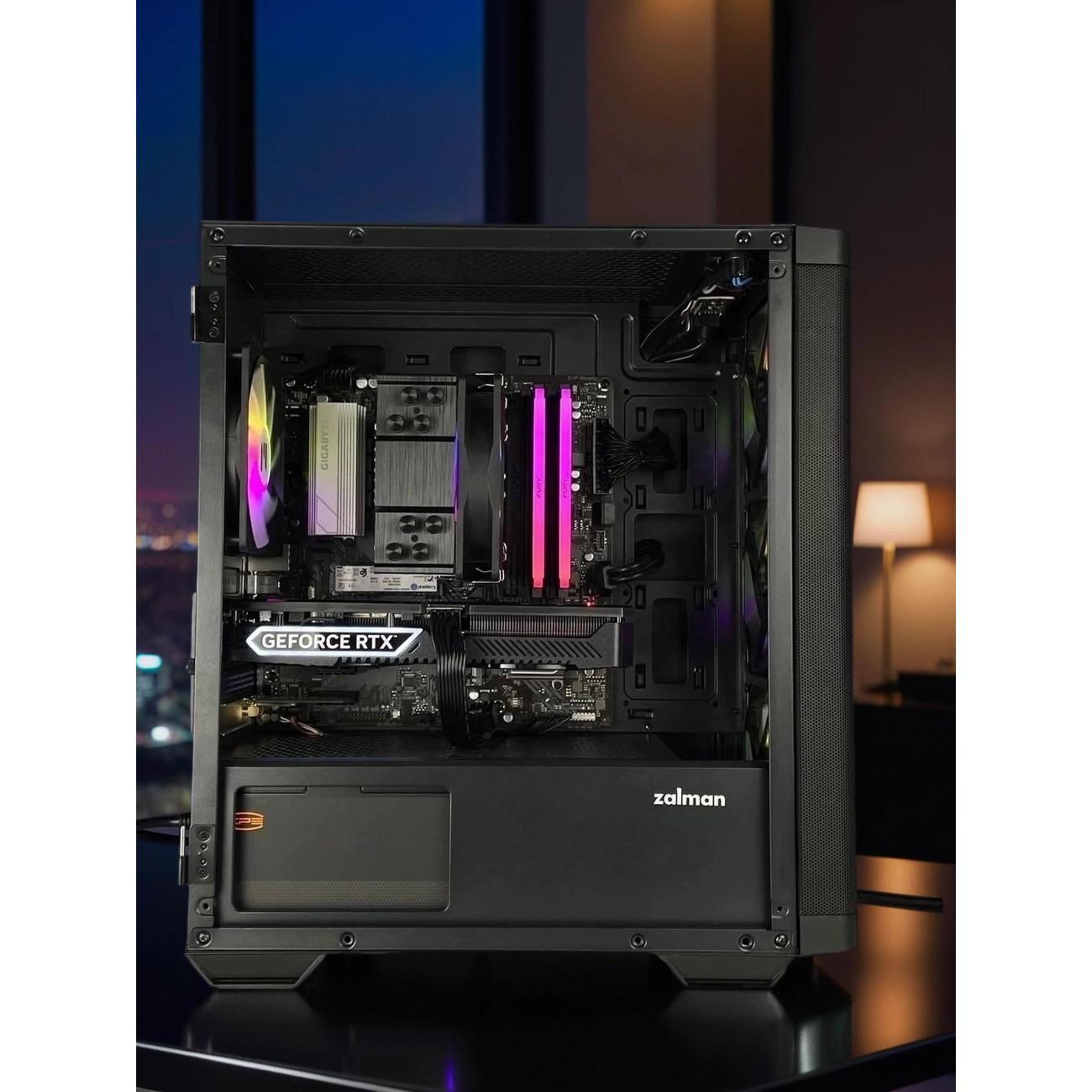 Системный блок игровой KWIK Silent Storm kl560-A черный титан