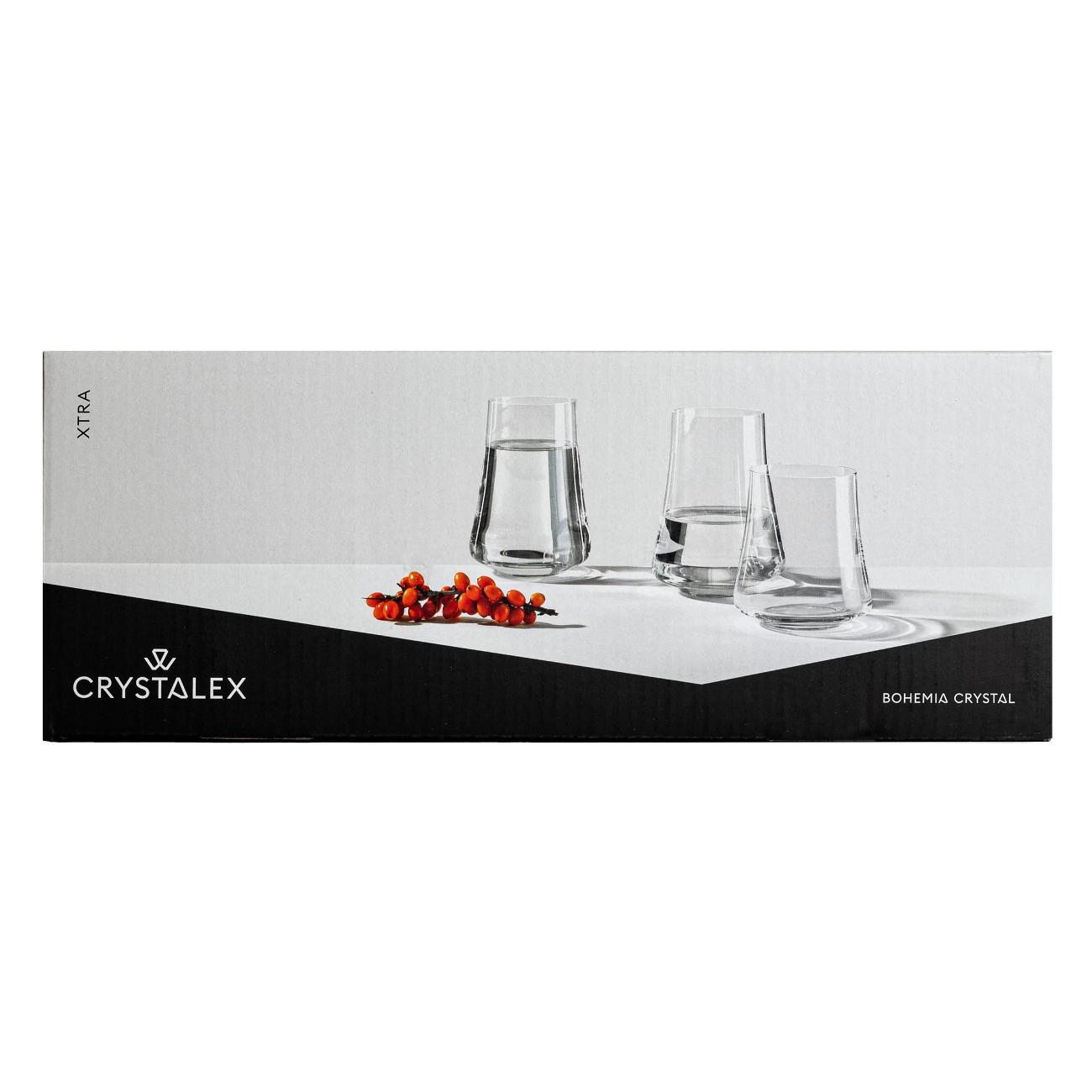 Набор стаканов для виски Crystalex Экстра 350 мл opt 6 шт.