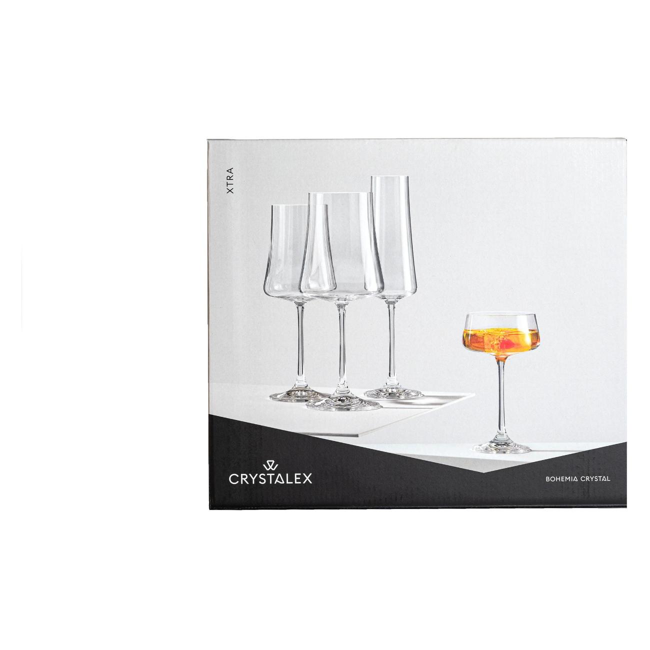 Набор бокалов Crystalex Экстра для вина 560 мл 6 шт.